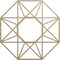 Ekena Millwork Guardian Wood Fretwork Pierced Ceiling Medallion, Birch, 28"OD x 10 7/8"ID x 3/8"T CMWP28X28X0375GDBI - alternate 1